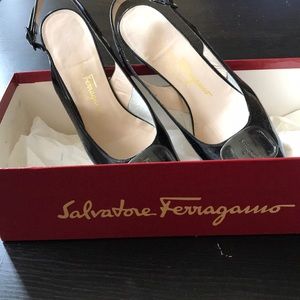 Shoes :  Salvatore Ferragamo, Size 7A